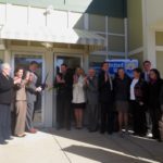 THE RIBBON cutting for the Woonsocket micro-branch of the Capital Good Fund, a new alternative to payday lending, was held Nov. 4. Among more than 50 who attended were U.S. Sen. Jack Reed, Rhode Island General Treasurer Gina Raimondo, Rep. Frank Ferri, D-Warwick, and other local officials, as well as representatives of the sponsoring organizations, the United Way of Rhode Island and the Capital Good Fund.