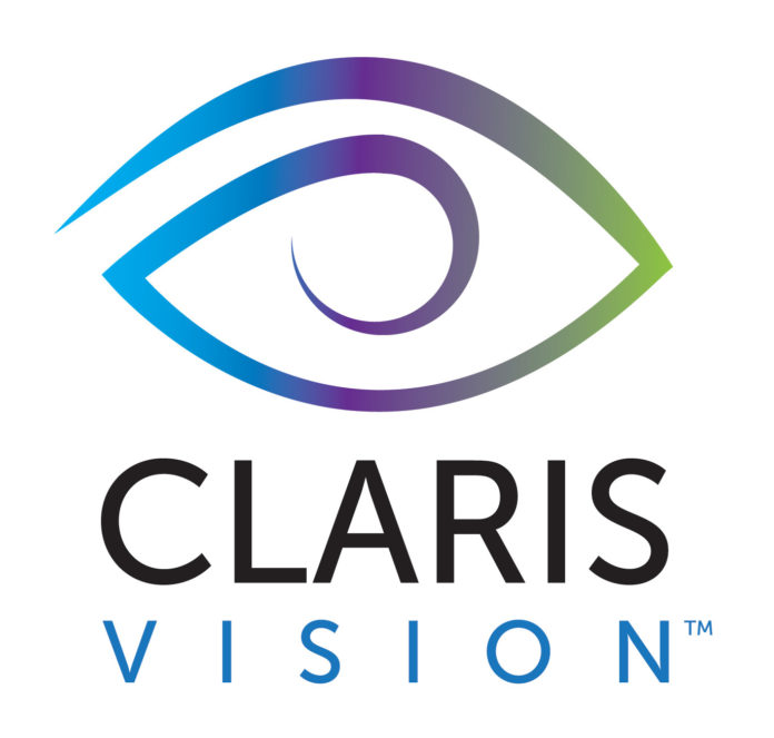CANDESCENT EYE MANAGEMENT has changed its name to Claris Vision and adopted the stylized eye logo with the color spectrum as its central thematic element, designed to evoke clearness in perception and understanding as well as visual clarity.