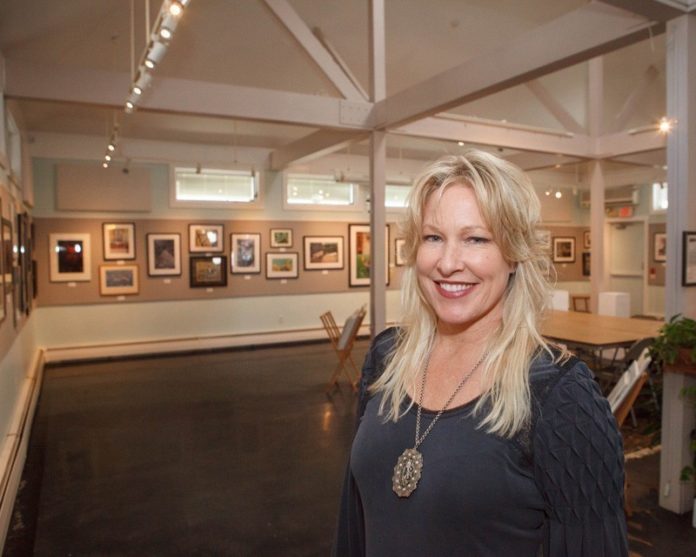COLLECTED WORKS: Sarah Tallarico, executive director of the Wickford Art Association, says the association occasionally has missed out on sales because of the tax on art in Rhode Island that will end on Dec. 1. / PBN PHOTO/TRACY JENKINS