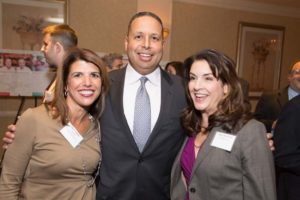 Alisa Loiselle and Manny Barrows, BankRI with Diana Ducharme, Hinckley Allen (right) / Rupert Whiteley