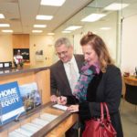 R.I. bucks the national bank branch-closure trend RIGHT MOVES: Bob Ricci, president and regional manager of Bank Rhode Island, speaks with customer Denise DiPippo, owner of Denise’s School of Dance. “We’ve noticed lots of new faces coming in,” Ricci said. / PBN PHOTO/TRACY JENKINS
