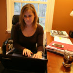 ‘Work from home’ right fit for some HOME BASE: NetCenergy Human Resouce Manager Margie Ahearn works from her North Easton, Mass., home. / PBN PHOTO/MICHAEL PERSSON