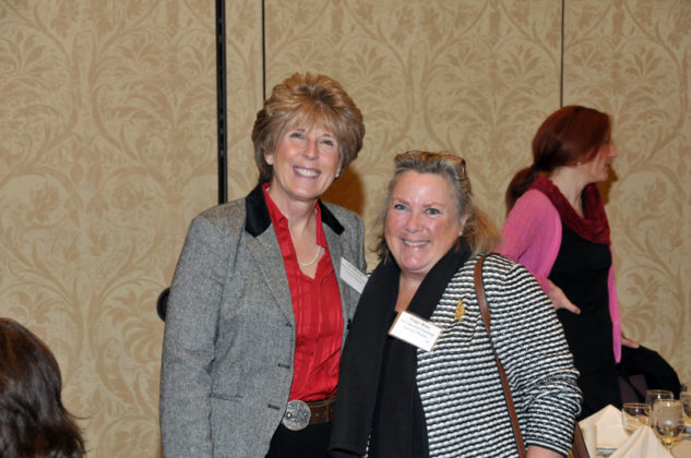 Women&rsquo;s Resource Center&rsquo;s Lori DiPersio with Peggy Benz, The Education Exchange / Skorski Photography