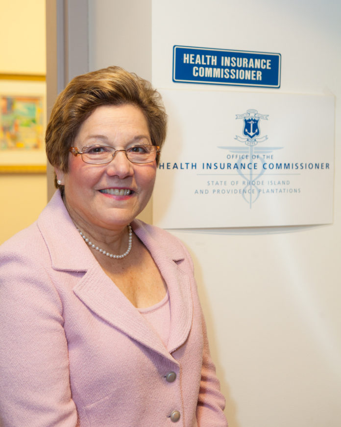R.I. HEALTH INSURANCE COMMISSIONER Dr. Kathleen C. Hittner has released a report on the primary care spending of the state's commercial health insurers, and while they have not yet seen a decline in their payments, she believes that as more people get into a regular primary care, overall health costs will drop. / PBN FILE PHOTO/TRACY JENKINS