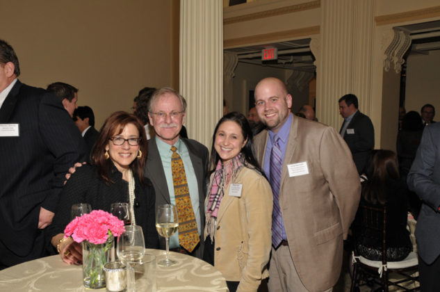 Debbie Cardi Neves, Robin Daly and Greg Nawrocki of The Newport Harbor Hotel and Marina with PBN&rsquo;s Dave Dunbar / Skorsky Photography
