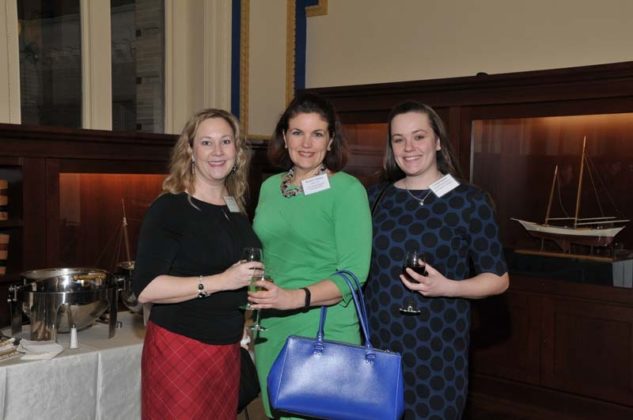 Christine Phillips and Kristen Adamo from PWCVB with Corinne Barber, Waterfire Providence  / Skorski Photography