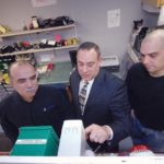 Prevention key to workplace safety TAKING MEASURES: Apollo Safety President and CEO John Carvalho III, center, leads a training session at the Fall River company. He is pictured above with technician Joseph Bettencourt, left, and John Carvalho IV. / PBN PHOTO/BRIAN MCDONALD