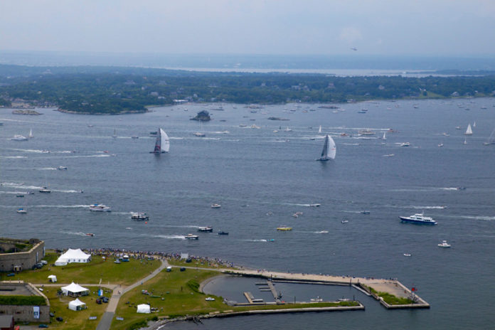 NEWPORT SERVED as the final stop in the 2012 America's Cup World Series events, and will also host the only North American stopover for the 2014-15 Volvo Ocean Race. Construction is due to begin soon on the new 240-foot pier at Fort Adams State Park. / COURTESY R.I. DEPARTMENT OF TOURISM
