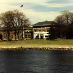 New plans for former Navy land LIFE SUPPORT: Newport officials are working toward negotiating a deal with the federal government for the former Navy Hospital complex, shown above in a photo circa 1970. / COURTESY U.S. NAVY