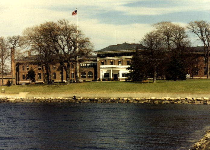LIFE SUPPORT: Newport officials are working toward negotiating a deal with the federal government for the former Navy Hospital complex, shown above in a photo circa 1970. / COURTESY U.S. NAVY