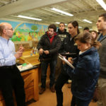 Bryant pushes freshmen out of comfort zones LEARNING THE ROPES: Rhode Island Community Food Bank CEO Andrew Schiff, left, explains his organization’s operations to freshmen in Bryant’s experiential learning program: Innovation and Design Experience for All. / COURTESY PAT O’CONNOR