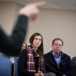FINDING WHAT WORKS: Laura Boucher, left, a 23-year-old Providence resident, recently took a part-time, flexible position working overnight shifts at Bradley Hospital 20 hours a week. / PBN PHOTO/CONNIE GROSCH