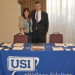 2014 Health Care Summit Photos USI's Kim Hadsell with Michael Pagano, Duffy & Sweeney / Skorski Photography