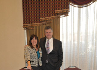 USI's Kim Hadsell with Michael Pagano, Duffy & Sweeney / Skorski Photography