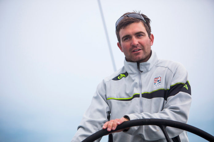 CHARLIE ENRIGHT, a Bristol resident and a professional sailor, partnered with Hawaiian sailor Mark Towill to build a team to compete in the Volvo Ocean Race, one of the most prestigious international sailing events. / COURTESY CHARLIE ENRIGHT