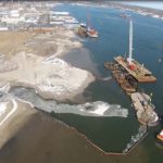 N.B. marine terminal key to wind-energy race TURBINE HUB: Construction of the New Bedford Marine Commerce Terminal, intended as a hub for assembly and deployment of turbines for offshore wind farms, is due to be completed by the end of the year. / COURTESY APEX COMPANIES