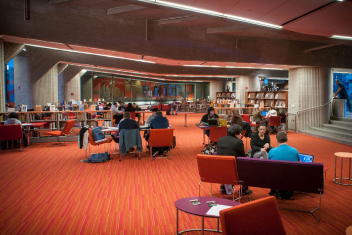 OPEN BOOK: The Claire T. Carney Library at the University of Massachusetts Dartmouth went through a $48 million renovation in 2012. The building has seen a boost in a use since then. / COURTESY UMASS DARTMOUTH/JENNIFER WHITE