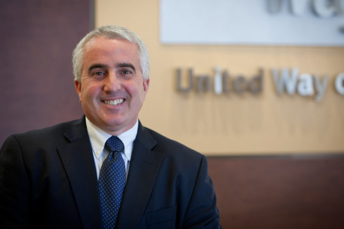 BEST EFFORT, HIGH STANDARDS: Richard Voccio internalized his family’s core values and applies them to his work handling the financial challenges at the United Way of Rhode Island. / PBN PHOTO/STEPHANIE ALVAREZ EWENS