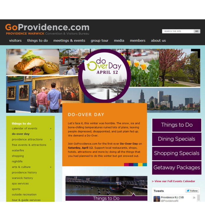 THE PROVIDENCE WARWICK convention & Visitors Bureau has launched a campaign called 