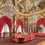 Mansion attendance improves for fifth consecutive year ADMISSIONS FOR TOURS of the Newport mansions, including The Breakers, whose dining room is pictured here, totaled 909,463 in fiscal year 2014, an increase of 2.5 percent over the previous year's 887,045, according to the Preservation Society of Newport County. / COURTESY PRESERVATION SOCIETY OF NEWPORT COUNTY
