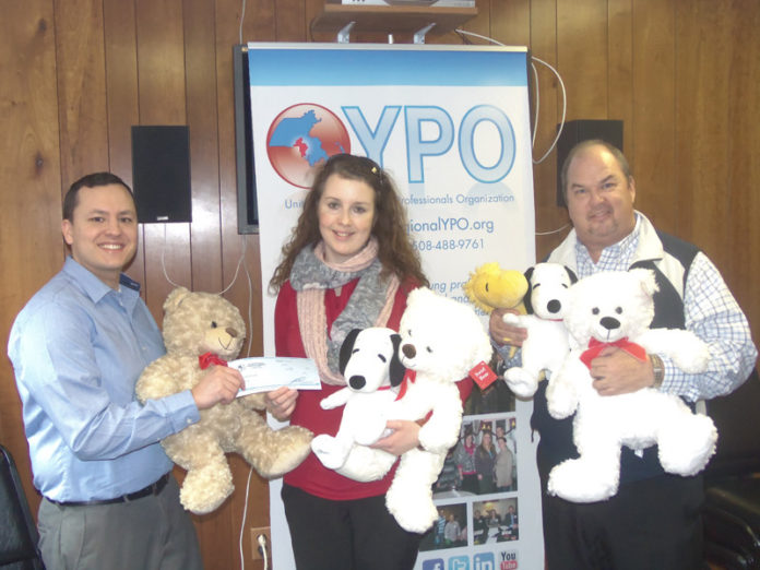 THE UNITED REGIONAL YPO plans to support the Julia Cekala Charitable Foundation for the first quarter of 2014. From left: Sean Chrobak, president, United Regional YPO; Catherine Pisacane, executive director, Project Smile; and Jack Lank, president, United Regional Chamber of Commerce.