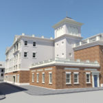 Market for hotel rooms warming in Newport County STAY A WHILE: The principals of Northeast Collaborative Architects want to expand and convert their historic office building into an extended-stay hotel called Exchange Hotel. / COURTESY NORTHEAST COLLABORATIVE