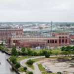 HERITAGE HARBOR MUSEUM has agreed to accept a $4.5 million payment from Commonwealth Ventures that removes one of the obstacles to the creation of an academic office complex and advanced nursing education center at the former South Street Power Station (in foreground) in Providence. / PBN FILE PHOTO/NATALJA KENT