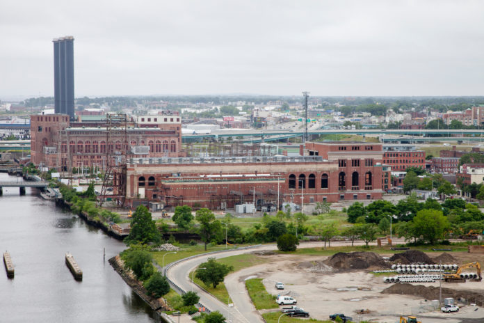 THE R.I. DEPARTMENT OF EDUCATION has endorsed the plan to build a Nursing Education Center in conjunction with a Brown University academic office complex at the former South Street Power Station in Providence's Knowledge District, a project that many hope will jump-start development in the adjacent former Interstate 195 land. / PBN FILE PHOTO/NATALJA KENT