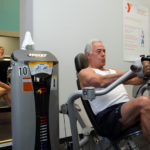 JOIN THE CLUB: Bruce Cotta works out at the Newport YMCA, where he has a membership subsidized through Blue Cross & Blue Shield of Rhode Island&rsquo;s BlueCHIP program. / PBN PHOTO/KATE WHITNEY LUCY