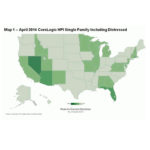 R.I. home prices show 7.2% year-over-year gain in April RHODE ISLAND ranks fourth-worst in the nation for the deficit home values have to their pre-recession peaks, behind Nevada, Florida and Arizona. / COURTESY CORELOGIC