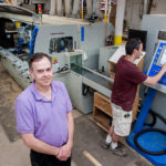 Shift in focus helps spur growth BREAKING THE MOLD: When President Ken Bertram, above left, and partners took over Cumberland’s Herrick & White Architectural Woodworkers in 2007, a single commercial customer accounted for much of the company’s business. But the Great Recession forced a change in strategy. Also pictured is moulder operator Steve Langis. / PBN FILE PHOTO/MICHAEL SALERNO