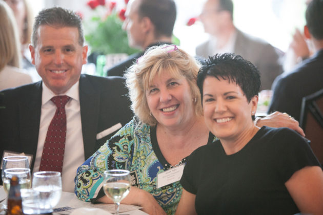 Employees from Baystate Financial Services enjoy the evening  / Rupert Whiteley