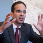 PAYING FOR IT: Angel Taveras is the only Democrat running for governor who lists government spending cuts among the ways he would fund his spending priorities. / PBN PHOTO/MICHAEL SALERNO