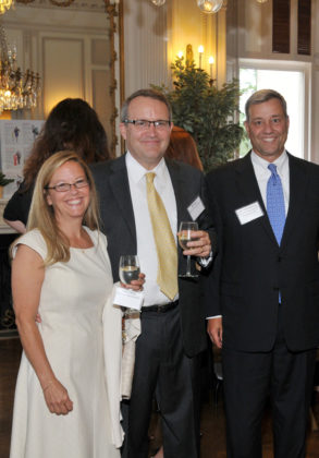 from Blue Cross &amp; Blue Shield of RI, Bill and Nancy Wray with CEO Peter Andruszkiewicz / Skorski Photography