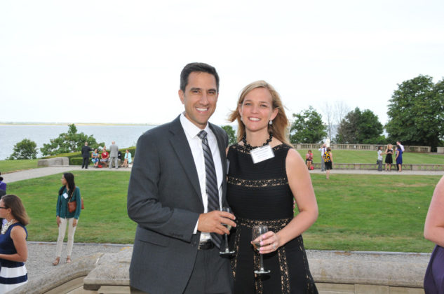 Honoree Kerri Luzzo, MD, Reproductive Services Center New England with her husband Bill  / Skorski Photography