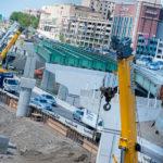 Highway fix short-term relief for R.I. NEXT EXIT? Construction on the Providence Viaduct at the Atwells Avenue exit on Interstate 95 South. The crisis over the solvency of the federal highway trust fund could jeopardize similar projects in Rhode Island. / PBN PHOTO/MICHAEL SALERNO