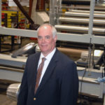 Sheeter maker fights for bigger cut SHEET MUSIC: Joseph Matthews, president of Maxson Automatic Machine Co., says that the company is one of the last independent sheeter manufacturers in the country. “It seems like every recession we lose another competitor,” he said. / PBN PHOTO/BRIAN MCDONALD