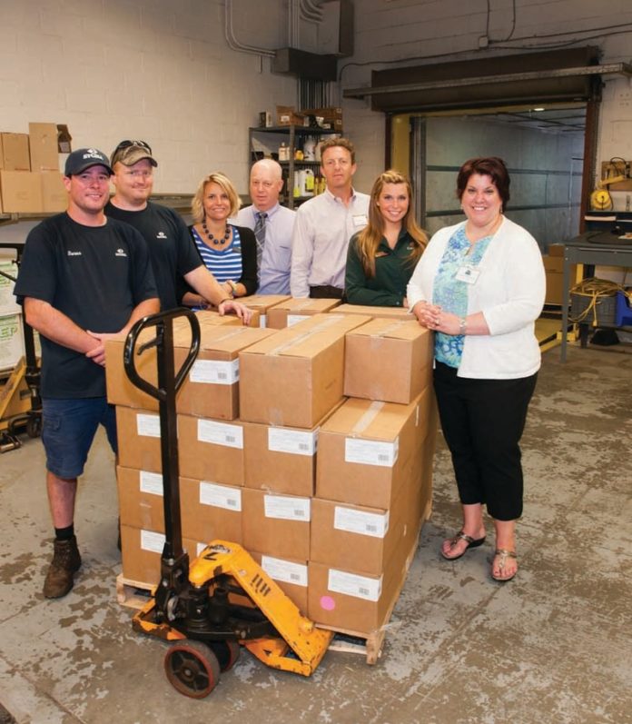 PANERA BREAD/HOWLEY BREAD GROUP donated 45 cases of black bean soup to the Rhode Island Community Food Bank during the food bank’s 150,000-pound Summer Food Drive.