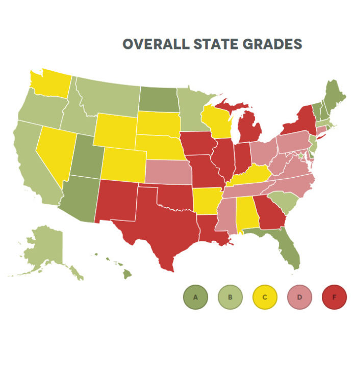 RHODE ISLAND has ranked No. 1 on a state-by-state nursing home report card published by Families for Better Care, a Florida-based nursing home resident advocacy group. / COURTESY FAMILIES FOR BETTER CARE