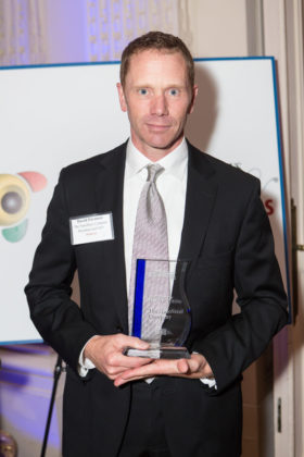 David Paratore, The NanoSteel Company accepts the Innovation Award for Manufacturing  / Rupert Whiteley