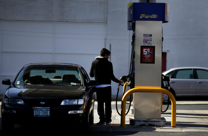 GASOLINE PRICES are at the lowest they have been since December 2010 in Rhode Island and Massachusetts, according to AAA Southern New England. / BLOOMBERG FILE PHOTO/VICTOR J. BLUE