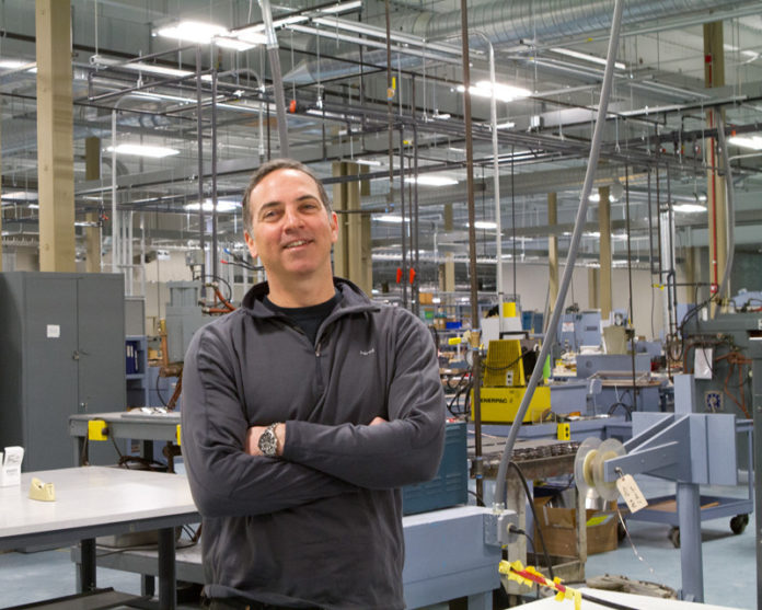 YARDNEY Technical Products in East Greenwich was recently acquired by Cleveland-based OM Group Inc. Pictured is Yardney's president,  Vince Yevolli. / PBN FILE PHOTO/TRACY JENKINS