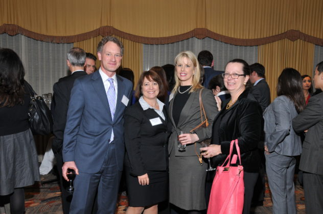 Justin DeShaw, Citizens Bank with Colleen Gouveia and Amy Walsh, Bank of America / Skorski Photography