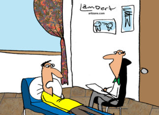 Editorial Cartoon: Trading and sharing / By Larry Lambert / www.artizans.com