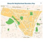 THE NONPROFIT Olneyville Housing Corp. has purchased 14 residential properties over the past year in the area of Amherst and Chaffee streets, and will renovate the buildings to create more affordable housing. / COURTESY OLNEYVILLE HOUSING CORP.