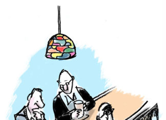 Editorial Cartoon: Moble technology / By: Chris Wildt / www.artizans.com