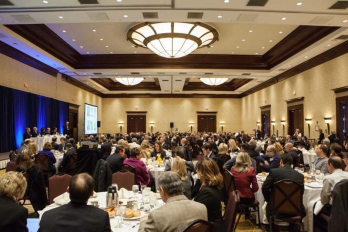 Full House: More than 300 people attended last month's PBN-sponsored ?Summit on Health Care Reform & The Insurance Exchange. / PBN PHOTO/RUPERT WHITELEY