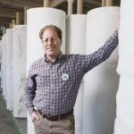ENGAGED WORKFORCE, HEALTHY COMPANY: Bouckaert Industrial Textiles President Max Brickle involves employees in the company's decision-making, looking for ideas and feedback from its staff. / PBN PHOTO/RUPERT WHITELEY