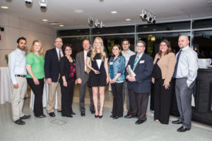 Executives from Ava Anderson Non Toxic with their award for Emerging Manufacturer / Rupert Whiteley