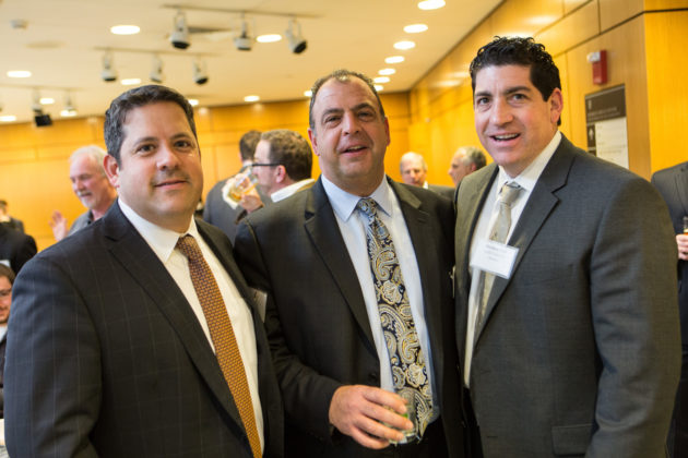 Thomas DiSanto, Gallo|Thomas Insurance; Chris Santilli, PBN and Stephen Ucci, Locke Lorde / Rupert Whiteley